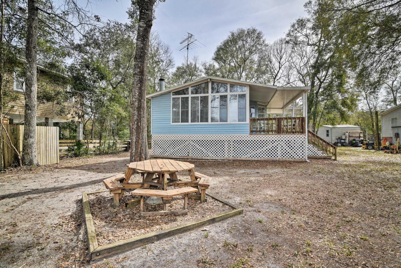 Fishing Paradise With Deck On Suwannee River Branford Экстерьер фото