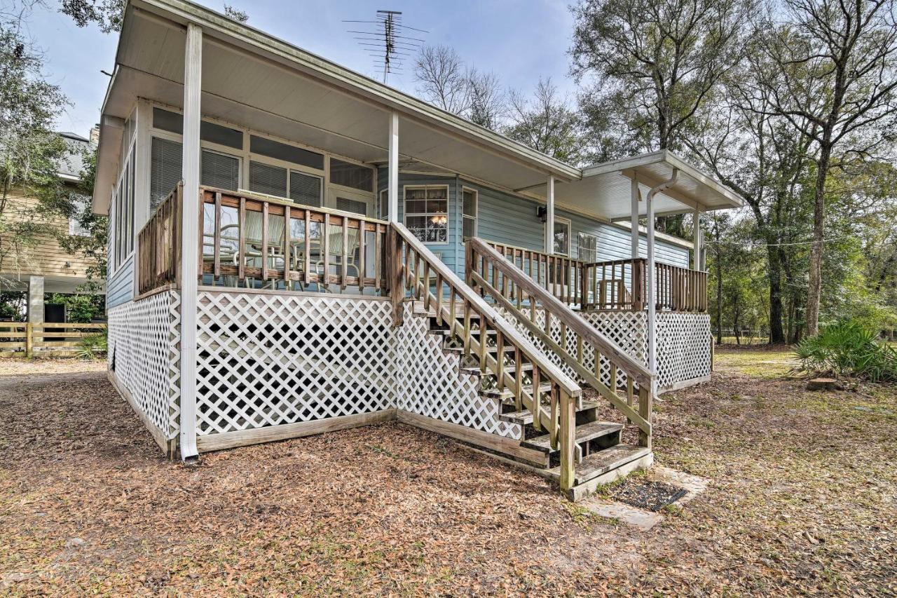 Fishing Paradise With Deck On Suwannee River Branford Экстерьер фото